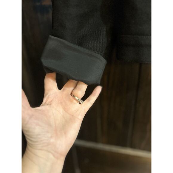 Company‎ Ellen Tracy Women’s Banded Collar Button Jacket SZ L Business Casual - Picture 4 of 7